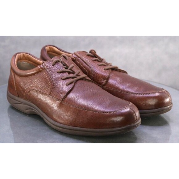 Abeo Smart 3820 Men\'s Comfort Tie Casual Shoes Size 12 Leather Brown main image 4
